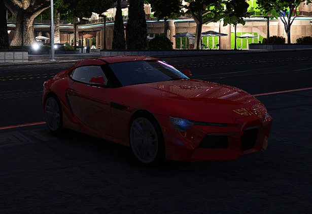 Jester RR on the Harbour Motors lot